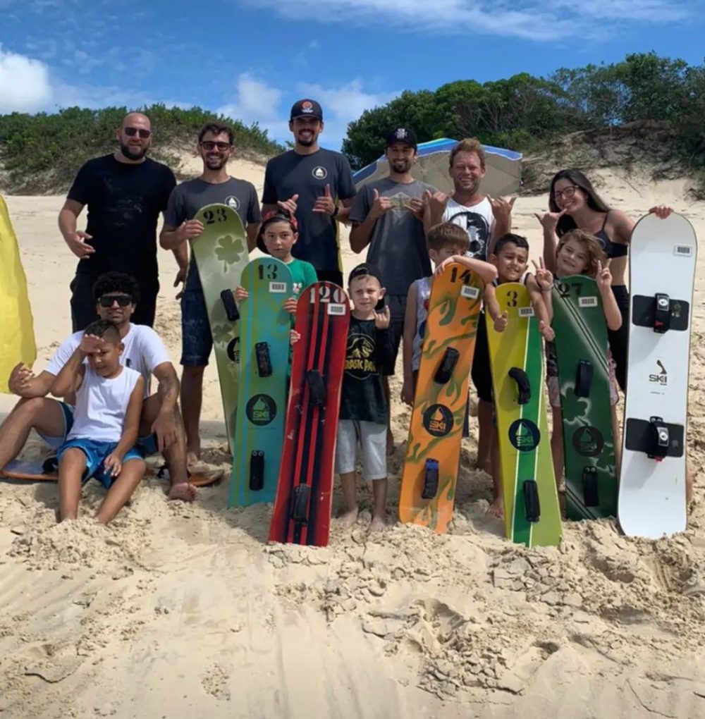 Aula de Sandboard